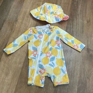 Carter’s Just for you brand one piece zip up bathing suit